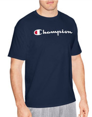 New Authentic Champion Men Jersey Script Logo Short Sleeves T-Shirt GT280 Y06794