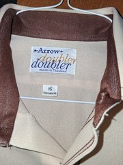 Arrow Doubler Doubler Lot 2 Solid Button-Up Long Sleeve Shirts 15-15 1/2