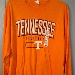 Tennessee Vols Long sleeve tee. New With Tag. Orange & White. Size large. Hanes