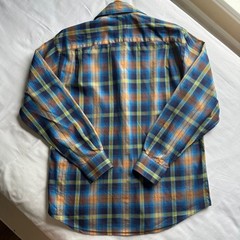 Robert Talbott Mens Plaid Button Down Shirt Medium Cotton Event Party Holiday