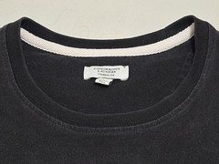 Tomorrow’s Laundry Basic Minimalist Modern Fit Black Short Sleeve TShirt Large