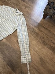 UNTUCKit Pendleton WF Performance Shirt Men’s XXL Slim Blue Yellow Plaid