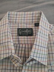 Gitman Bros. Long Sleeve Button Up Multi Color Stripes L Made In USA