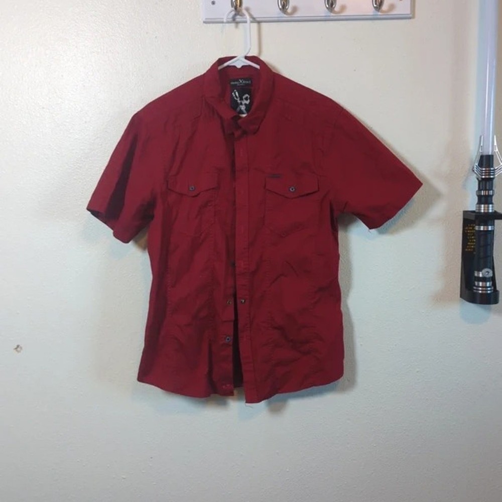 Marc Ecko Cut & Sew Men’s Button-Up Shirt – Casual Modern Style