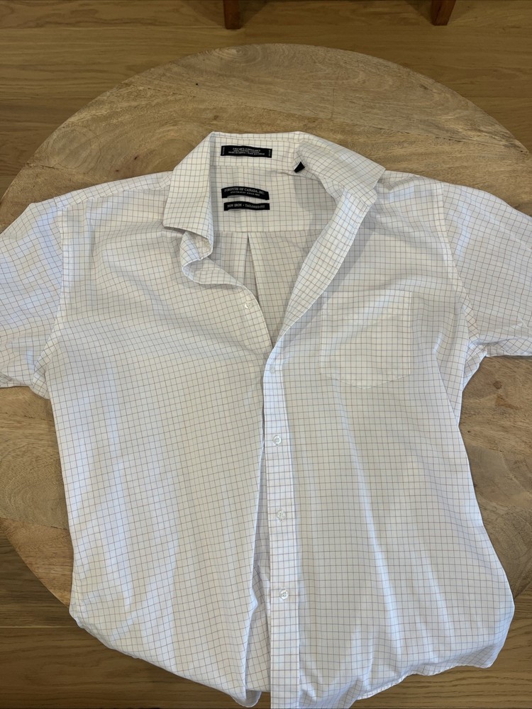Forsyth Of Canada Button Down/Men’s 34/36/ 16 inch Neck