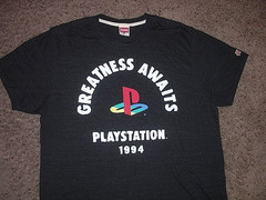 PLAYSTATION 1994 retro tri-blend Homage made in USA shirt men’s Large