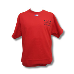 Chevrolet Performance Bowtie Emblem Logo T-Shirt Red