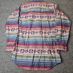 Cumberland Outfitters Western Shirt Snap Up Longsleeve Aztec Size Medium