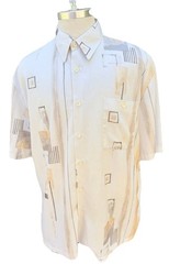 Vintage Alan Stuart Casual Button Front Shirt Men’s XL U.S.A Made
