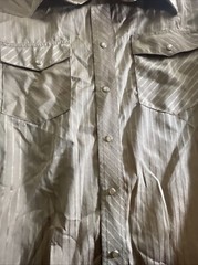 Men’s Wrangler Long Sleeve Snap Button Up – Brown Stripes – Size Big And Tall LT