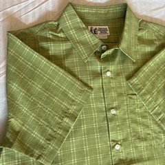 NWT MARMOT Eldridge Size S Plaid Pattern GREEN SHIRT Short Sleeve MSRP $65.