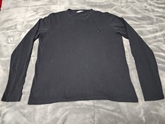 VERSACE COLLECTION Black Pullover Long Sleeve Shirt Size 2XL: CLG-610781572356