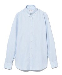 (ASK availability First) BEAMS GUY ROVER Sand stripe tab collar shirt NEW