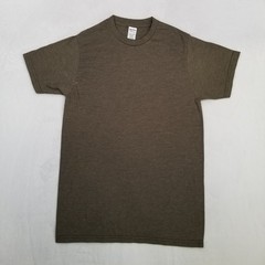 Spectra USA Basic Crew Neck T-Shirt Men’s Size Small Olive Green Short Sleeve