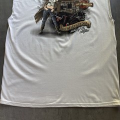 Harley Davidson Destination Unknown Muscle T Shirt XL NWT 2011 Dealer Light Gray