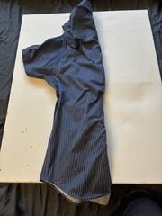 Bugatti Blue/white button up
