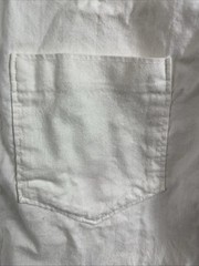 Entireworld Men’s Button Up Shirt Organic Cotton Type A Version 2 XS L/S White