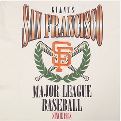 Pro Standard San Francisco Giants Around The World CJDrop Shoulder T-Shirt Beige
