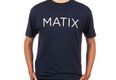 MATIX Monoset Bleached Tee (L) Indigo A4PTS046