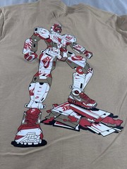 Nike NSW Mech Air Figure Tee Men Size L DJ1397-200 Khaki Dunk Gundam t-shirt
