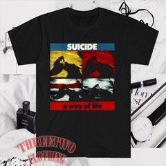 Suicide A Way Of Life Men’s Black T-Shirt Size S to 5XL
