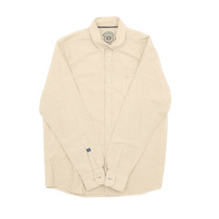Springfield Men’s Shirts Size L Beige Button Chest Pocket Used