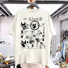 Alex G Poster Basic Style White Short Sleeve T shirt Unisex Reprint S-5XL