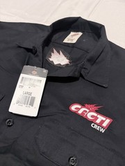 Dickies Cacti Crew Button Down Short Sleeve Size Large NWT