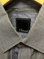 7 Diamonds men’s Small Snap button Long sleeved Shirt
