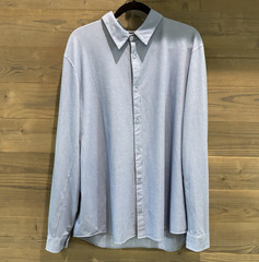 Lululemon Men’s XXL Light Blue Long Sleeve Button Up Dress Shirt Business Casual