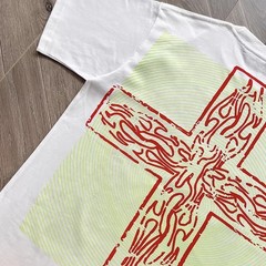 MENS HELL STUDIOS STAR A crying character logo Printed Cotton T-shirt