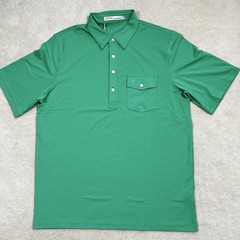 Criquet Polo Shirt Mens L Golf Performance Stretch Pocket Sport Shortsleeve