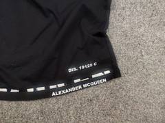 Alexander McQueen Authentic Graffiti Logo-print Black Cotton T-shirt