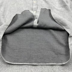 Ash & Erie Shirt Mens Large Gray Slim Fit Long Sleeve Double Faced Button Up