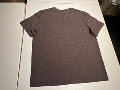 Lululemon Shirt Men’s Large 5 Year Basic Tee Bordeaux Crewneck Cotton Lyocellu