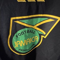 adidas Jamaica Football Federation Bob Marley Graphic Tee Black Men’s M Crew
