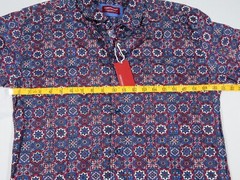 Consequence Men’s Long Sleeve Button-Down Geometric Dress Shirt – Size Medium