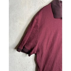 Hugo Boss H-Parlay 431 Mens XXL Burgundy Ribbed Short Sleeve Polo Shirt