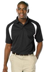 Blue Generation BG7223 Men’s Wicking Raglan Sleeve Polo