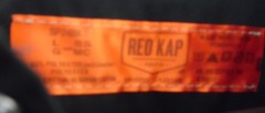 Mens Red Kap L black shirt short sleeve