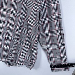Con.Struct Plaid Button-Down Shirt Size XXXL Burgundy Checkered Pattern Was $79.