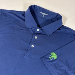 B Draddy Polo Shirt Mens Size XL Blue Golf Casual Performance Outdoor