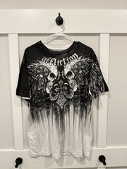 Y2K Affliction Skull AOP Tee