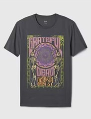 New Grateful Dead Veneta Oregon 1972 Mens Medium Folk Rock Jerry Garcia Blk Tee
