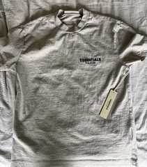 Authentic Essentials Men’s Designer T-Shirt, Dark Oatmeal, Size Small, Brand New