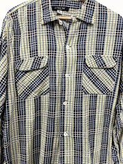 Vintage Citron of Santa Monica Men’s Plaid Patterned Cotton Button Up Shirt S