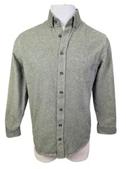Taylor Stitch Green Speckled L/S Button Down Organic Shirt Size – 40 (SMALL)