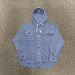 AMERICAN EAGLE Pullover Drawstring Waffle Hoodie Size Large