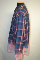 Born Fly Men’s Front Button Long Sleeve Plaid Shirt Sz 3X