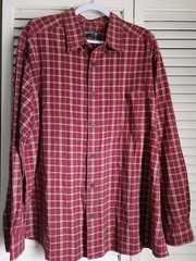 Woolrich Ruby Country Plaid Button Down Shirt Mens XL 100% Cotton Classic Casual